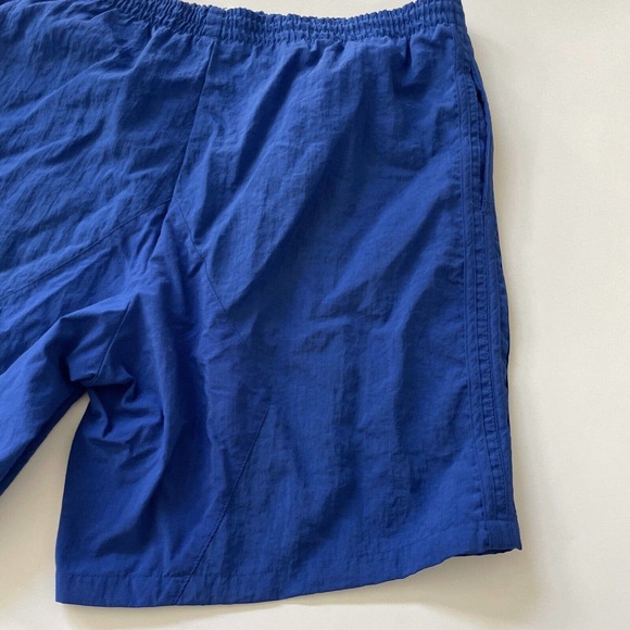 Vintage Adidas Swim Trunks Y2K Trefoil Logo Lined Board Shorts Blue 3 Stripe 90s - Picture 8 of 11